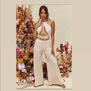 Oh Polly dressy jumpsuit in is size 4